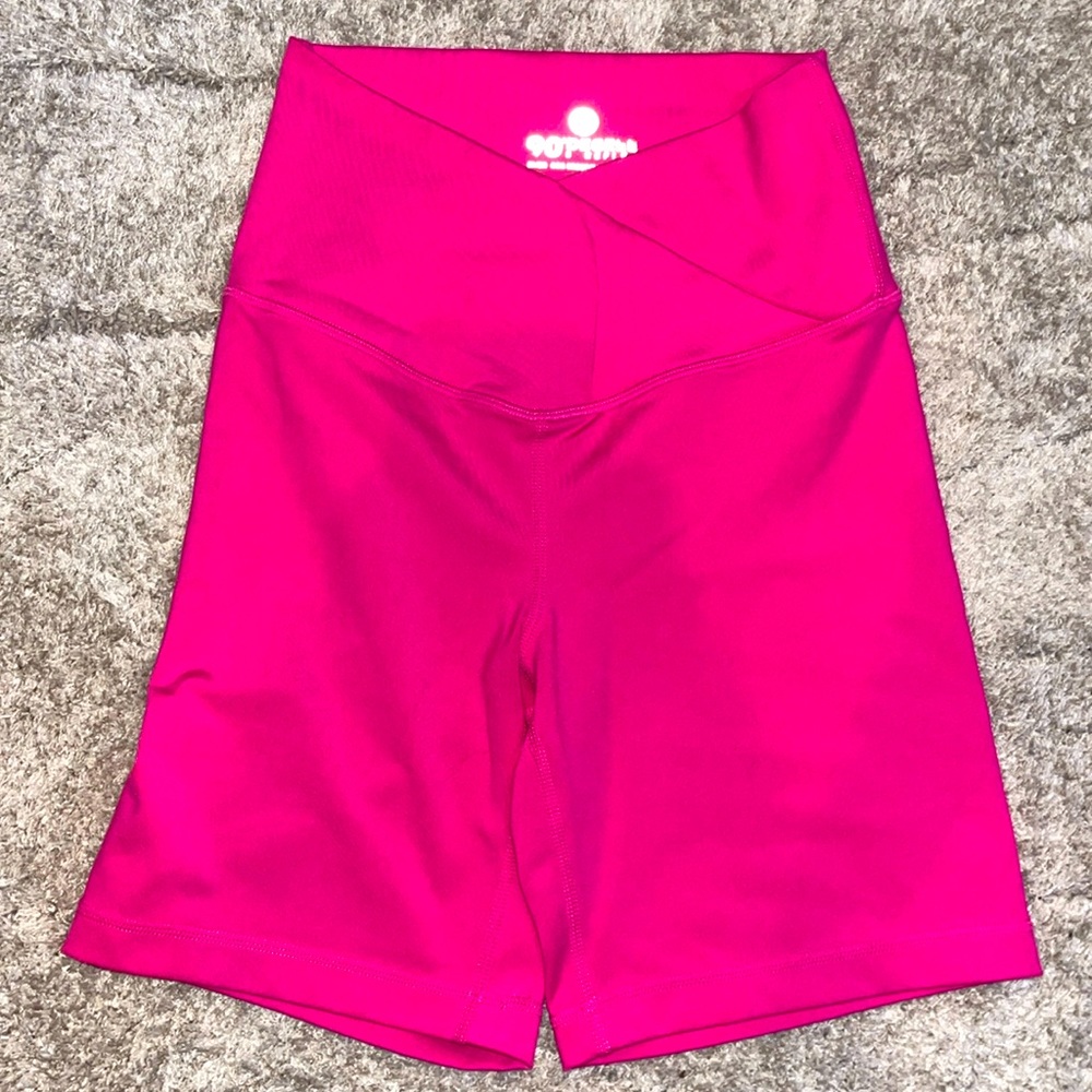 High waist biker shorts